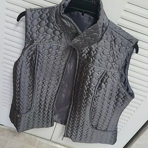 Gray/Silver Vest.
